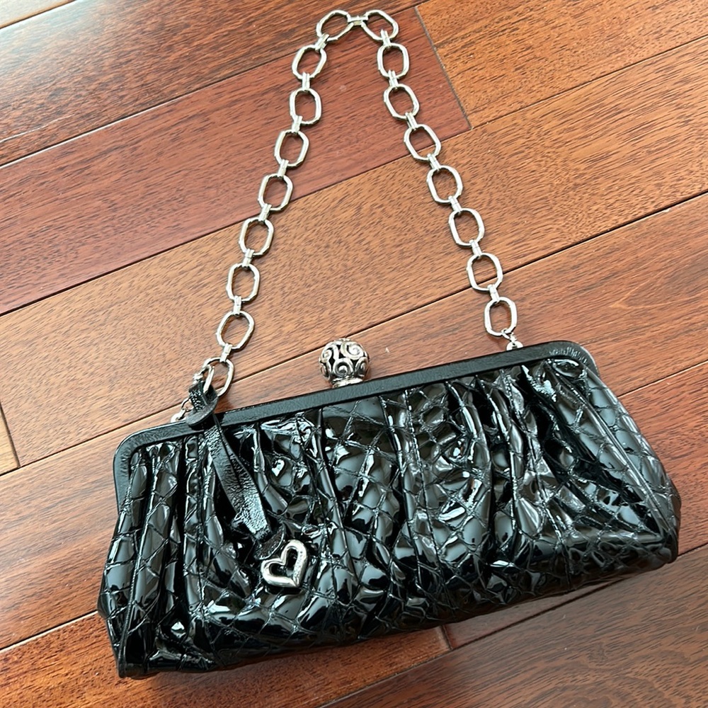 Brighton black clutch purse and coin purse